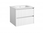 RB Vannas istabas skapītis ar izlietni URBAN 61.5 cm, White matt/White