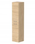 RB Vannas istabas augstais skapis JOY 35 cm, 2 durvis, Light oak