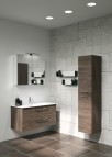RB Vannas istabas augstais skapis JOY 35 cm, 2 durvis, Brown oak 3
