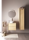 RB Vannas istabas augstais skapis VILLA 35 cm, 1 durvis, Light oak 3