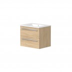 RB Vannas istabas skapītis ar izlietni SERENA 61 mm, Light oak