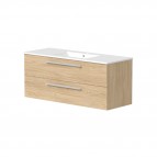 RB Vannas istabas skapītis ar izlietni SERENA 121 mm, Light oak