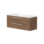 RB Vannas istabas skapītis ar izlietni SERENA 121 mm, Copper oak