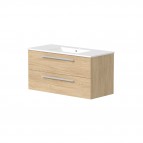 RB Vannas istabas skapītis ar izlietni SERENA 101 mm, Light oak
