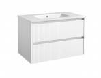RB Vannas istabas skapītis ar izlietni URBAN 81.5 cm, White matt/White