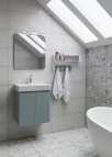 RB Vannas istabas skapītis ar izlietni VEGA 59 cm, Stone blue 3