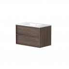 RB Vannas istabas skapītis ar izlietni VILA 81.5 cm, Brown oak