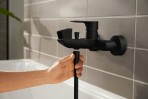 Hansgrohe Rebris E vannas maisītājs, Matt Black 3