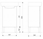 Rekord шкафчик 40.7x59.1 3