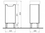 Rekord шкафчик 32.5x59.1 2