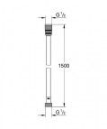 Relexa Душевой шланг Silverflex 1500 мм, 28364 2