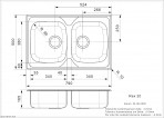 Rex 20 (R) Inset virtuves izlietne 3