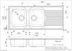 Rex 30 (R) Inset virtuves izlietne 3