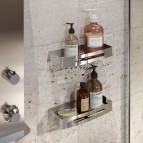 Gedy Nerva dušas plaukts 30 cm, Hroms 3