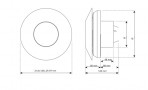 Zehnder Unity ZCV3 Nosūces ventilators, Balts 3