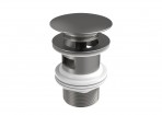 Сливной клапан Roca Push-open для раковины с крышкой,Stainless steel