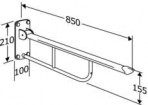 Ручка для инвалидов 1711, 850 мм 2
