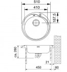 ROL 610-41 кухонная мойка 2