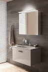 Royal L1 spoguļskapis 65x74x15 cm + LED apgaismojums 2