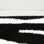 Safari vannas istabas paklājs, akrila, 60x90 cm, melns 2