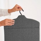 Salokāms tvaika dēlis, piparu krāsā, melns 5