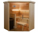 SAUNAS KABĪTE HARVIA VARIANT VIEW «CORNER» 1,6 x 1,6M, S1616CV