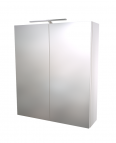 RB SCANDIC Vannas istabas spoguļskapītis, LED, 60 cm, balts