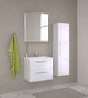 RB SCANDIC Vannas istabas spoguļskapītis, LED, 60 cm, balts 4
