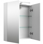 RB SCANDIC Vannas istabas spoguļskapītis, LED, 60 cm, balts 3