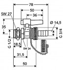 Schell radiatoru ventilis, hroms 2