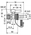 Schell radiatoru ventilis, misiņš 2
