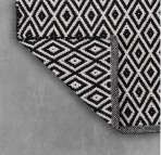 Sealskin TRELLIS vannas istabas paklājs 60x60 cm, melns 2
