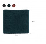 Sealskin DELHI vannas istabas paklājs, kokvilna,60x60 cm, tumši zaļš 2