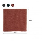 Sealskin DELHI vannas istabas paklājs, kokvilna,60x60 cm, tumši rozā 2