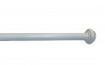 SEALSKIN dušas aizkaru stienis, balts, 75-125cm, D20mm 3