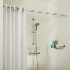 SEALSKIN Карниз для душевой шторы, матовый хром, 125-220см, D28мм 2