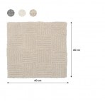 Sealskin REVERSE vannas istabas paklājs 60x60 cm, kokvilna, smilšu 2