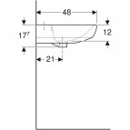 Selnova раковина 60x48 см 2