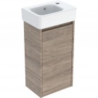 Selnova Square 36 cm izlietnes un skapīša komplekts, Hickory 