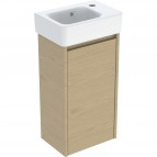 Selnova Square 36 cm izlietnes un skapīša komplekts, Natural Oak