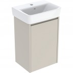 Selnova Square 45 cm izlietnes un skapīša komplekts, Sand Grey