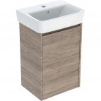Selnova Square 45 cm izlietnes un skapīša komplekts, Hickory