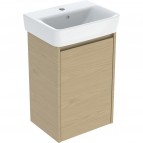 Selnova Square 45 cm izlietnes un skapīša komplekts, Natural Oak