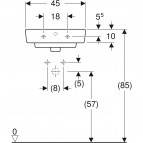 Selnova Compact izlietne 45 cm 3