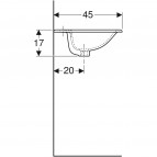 Selnova Square izlietne 55 cm 2