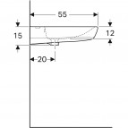 Selnova Comfort izlietne 55 cm 2