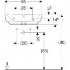 Selnova Comfort izlietne 55 cm 5