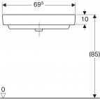 Selnova Compact stūra izlietne 69,5x61,5 cm 4