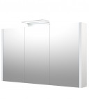 RB SERENA Vannas istabas spoguļskapītis, LED, 110 cm, balts