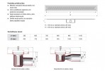 ShowerDrain C Dušas kanāls H ar režģi  785x65 2